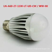 Ampoule LED A60 E26 E27 dimmable 11W 120v 3 ans de garantie UL GS TUV CE ROHS certification